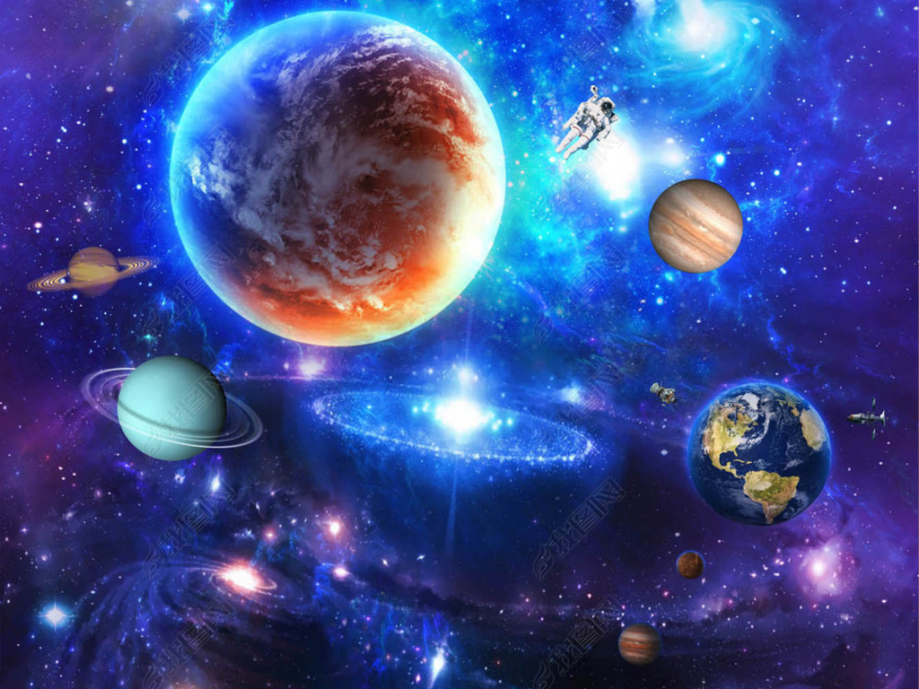 星空银河宇宙3d地板10米以上