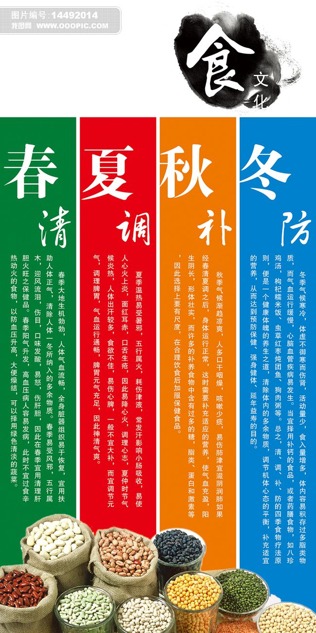 春夏秋冬四季食疗养生