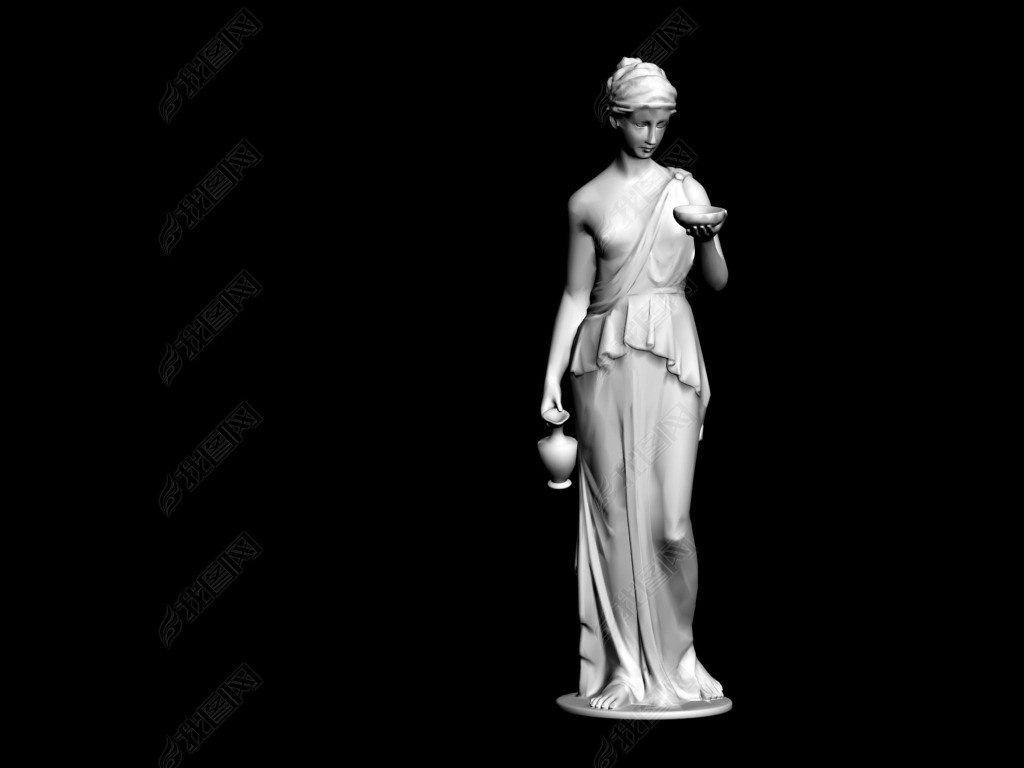 希腊神话酒神3dmax模型