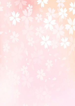 温馨淡雅樱花信纸背景