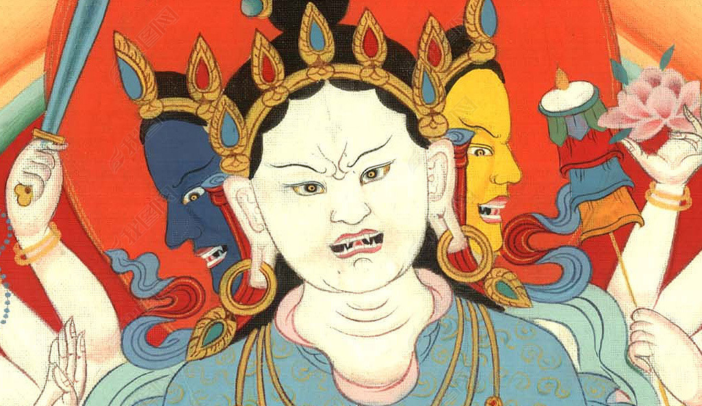 原创唐卡准提佛母版权可商用