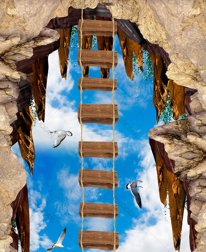 20 Meters Long Sky To The Ground Painting Super Long Outdoor Painting Download Pikocean