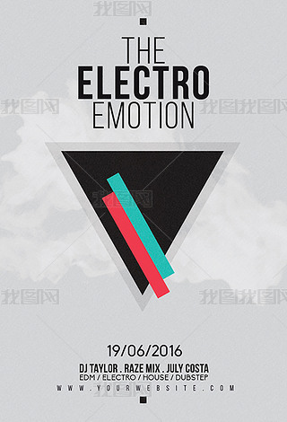 简约创意海报设计国外经典版式设计排版