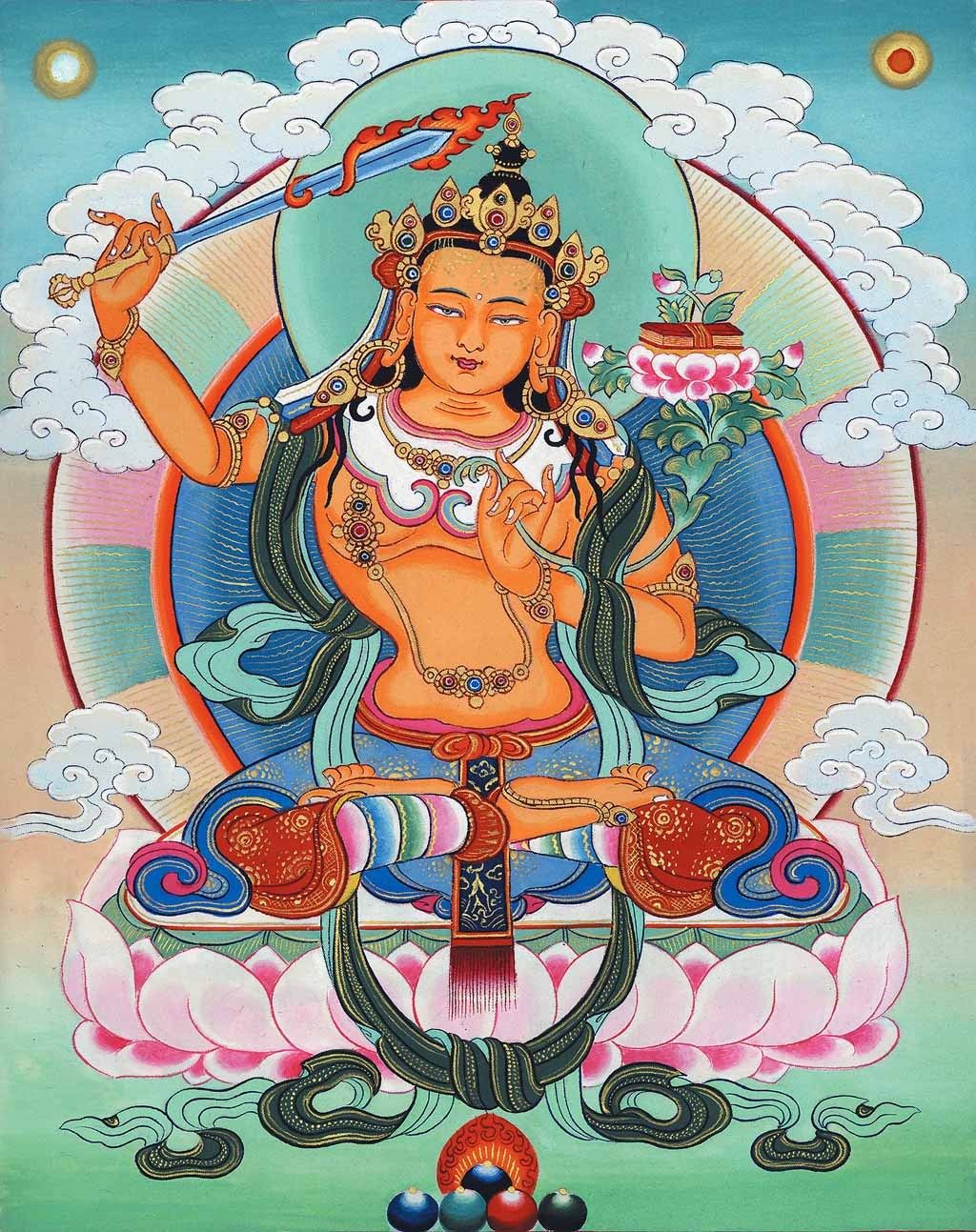 文殊菩萨唐卡高清素材简介我图网提供文殊菩萨唐卡高清下载,您当前