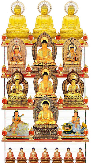 全堂佛满堂佛装饰画