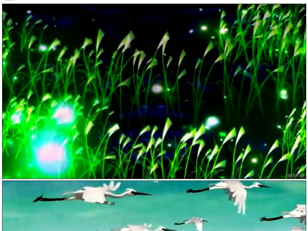 鸿雁歌曲成品视频模板素材_高清MP4格式下载