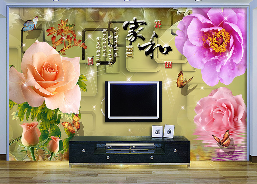 40mb)-3d电视背景墙大全-我图网