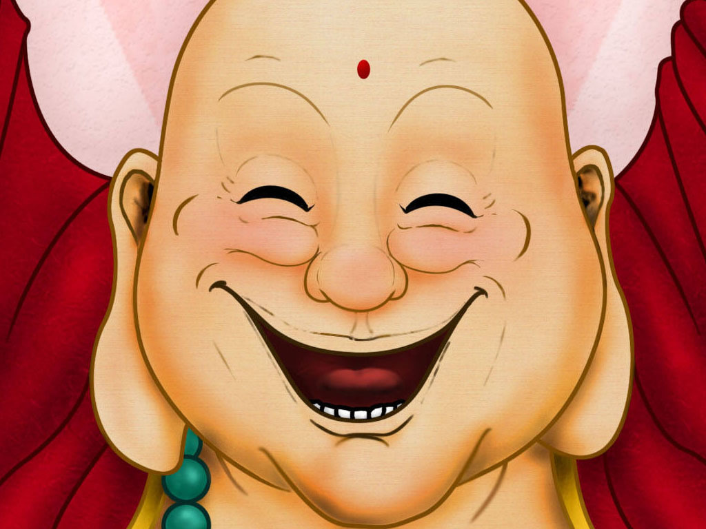 高清弥勒佛装饰画