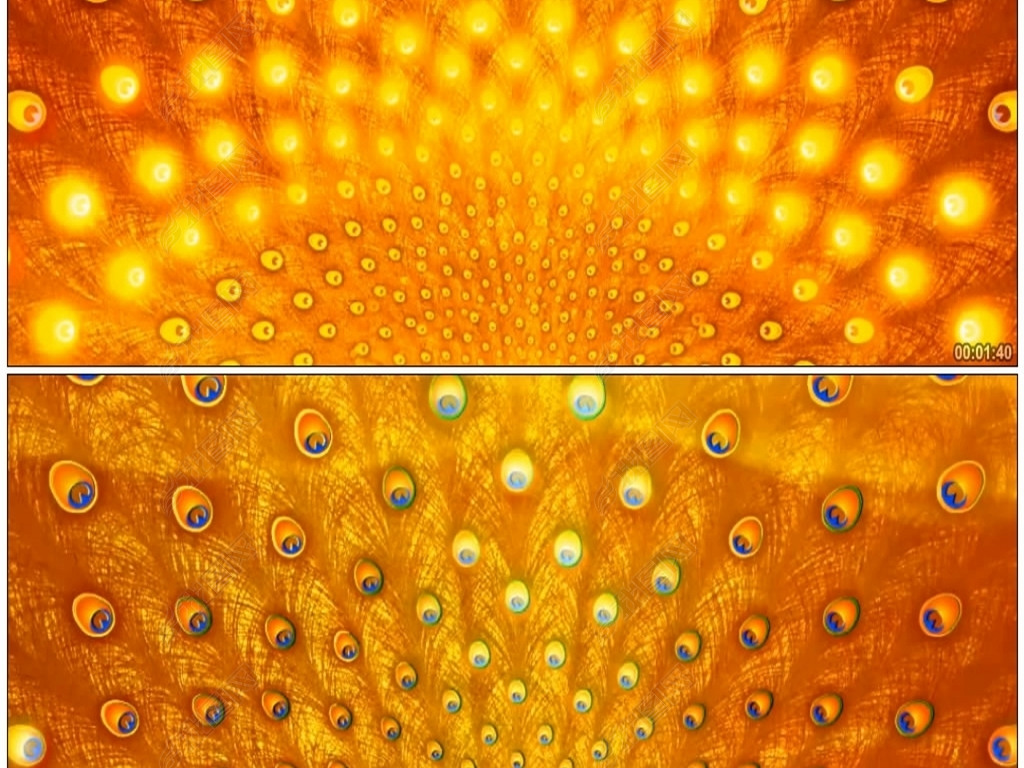 孔雀舞水鼓舞高清LED视频素材