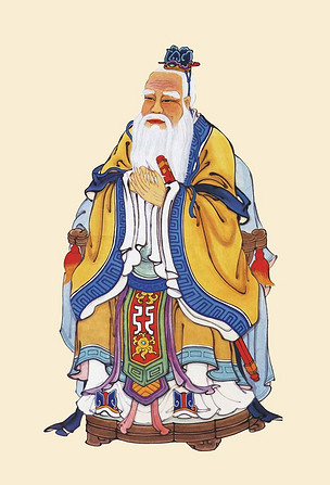 孔圣先师孔子圣像画像壁画装饰画