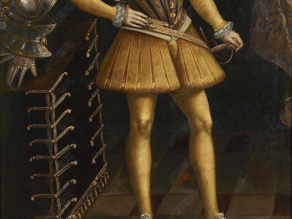 西班牙国王菲利普三世古典主义油画