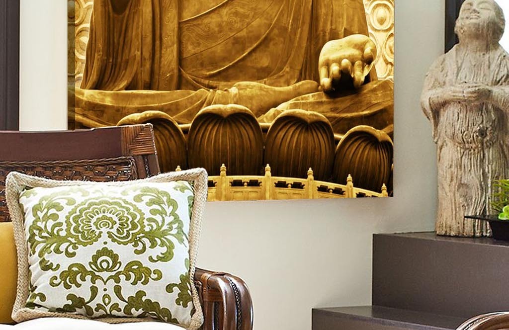 高清佛祖佛陀释迦牟尼佛装饰画壁画