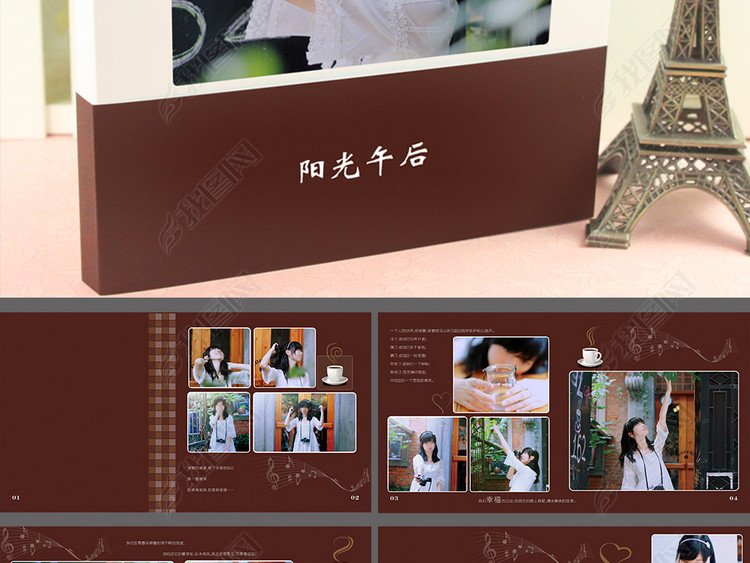 小照片书定制相册情侣纪念册模板