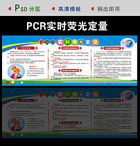 PCR实时荧光定量图片设计素材_高清psd模板