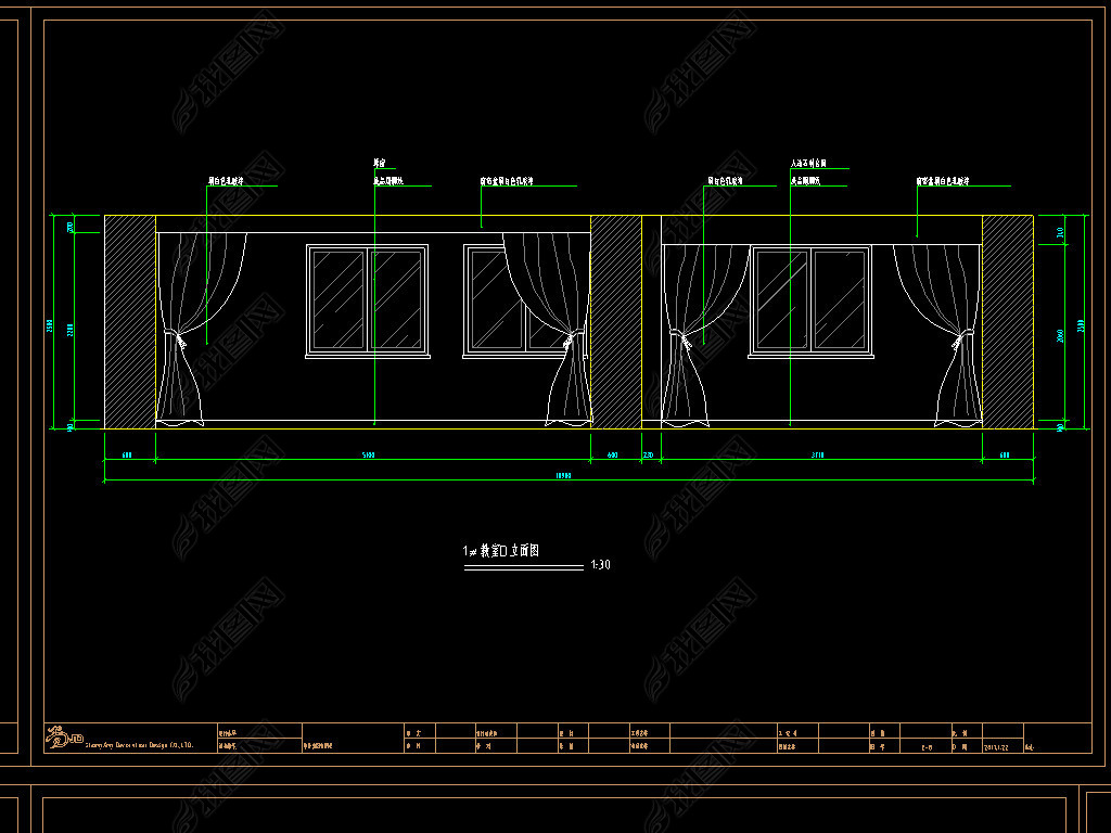整套瑜珈会所CAD室内设计图