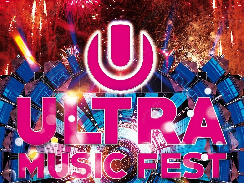 原创绚丽动感disco狂欢夜店派对psd海报