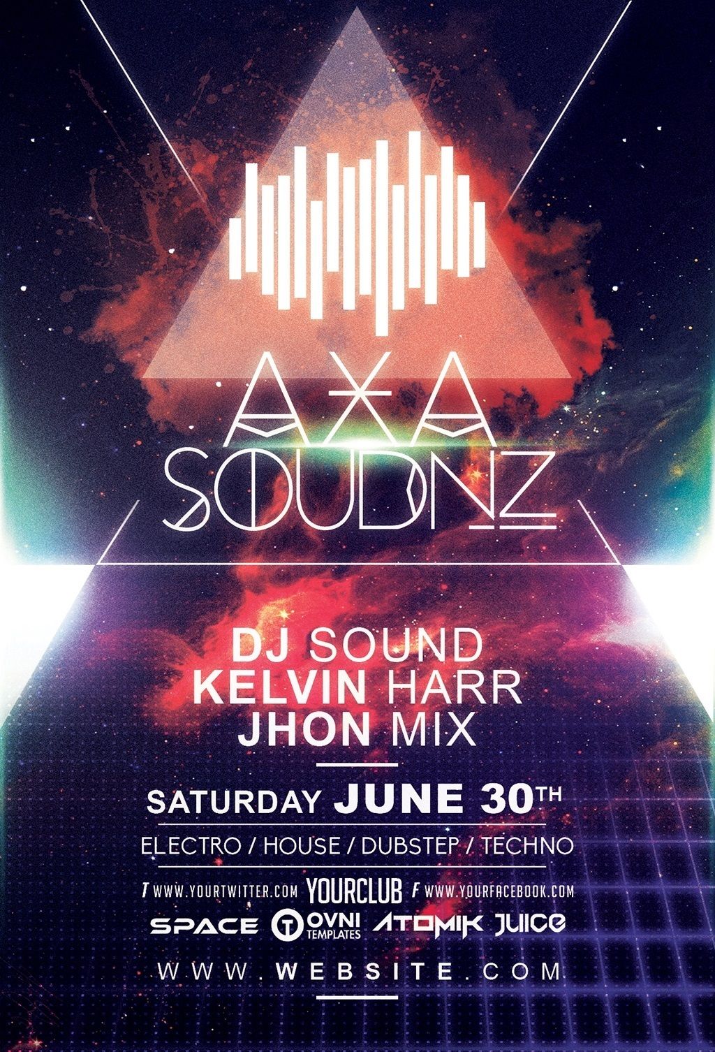 浩瀚星空神秘能量几何炫酷dj电音海报素材简介我图网提供浩瀚星空神秘