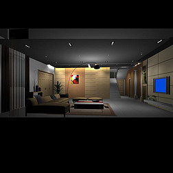 室内设计模型3DMAX源文件方案客厅装饰