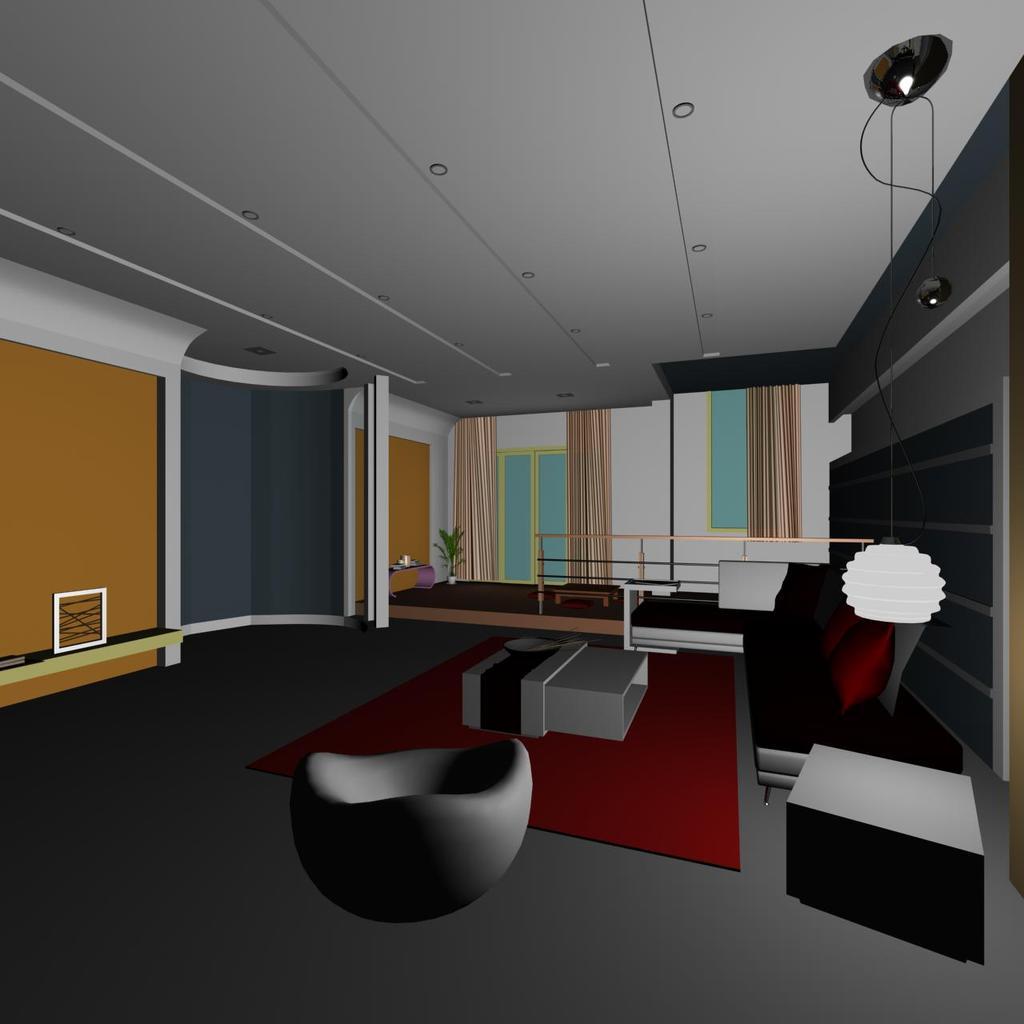 室内设计模型3dmax源文件方案客厅装饰