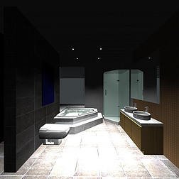 3DMAX源文件方案客厅装饰室内设计模型
