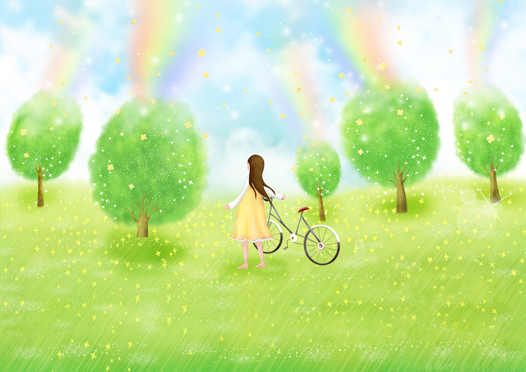 壁纸 现代简约壁纸 图案壁纸 > 少女房背景墙装饰 版权图片 设计师