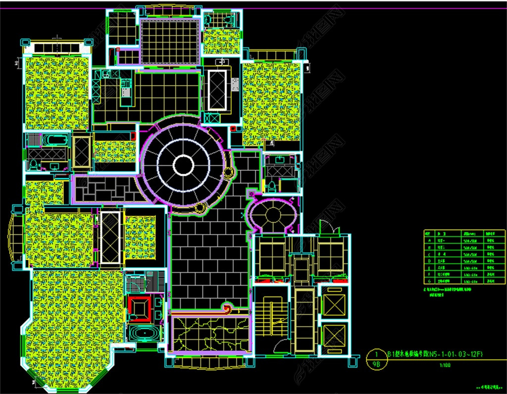 地板cad设计图下载-编号16231977-cad图纸-我图网