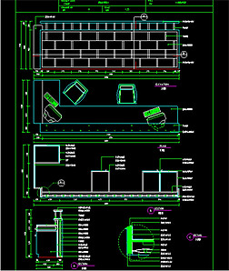接待台cad设计图