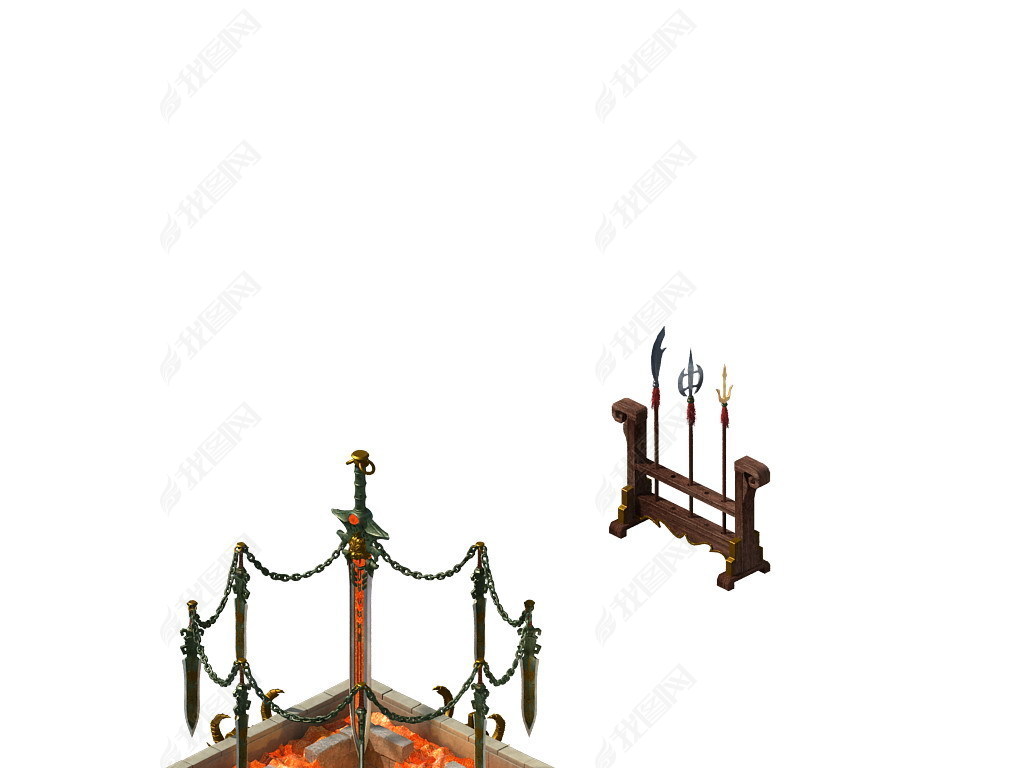 原创军营铸剑炉版权可商用