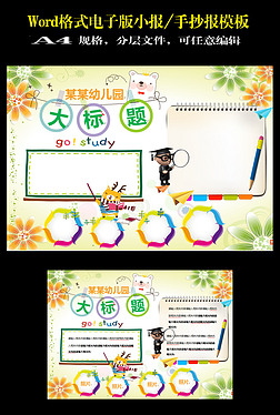 化学电子小报 空白专题模板-化学电子小报 空白图片素材下载-我图网