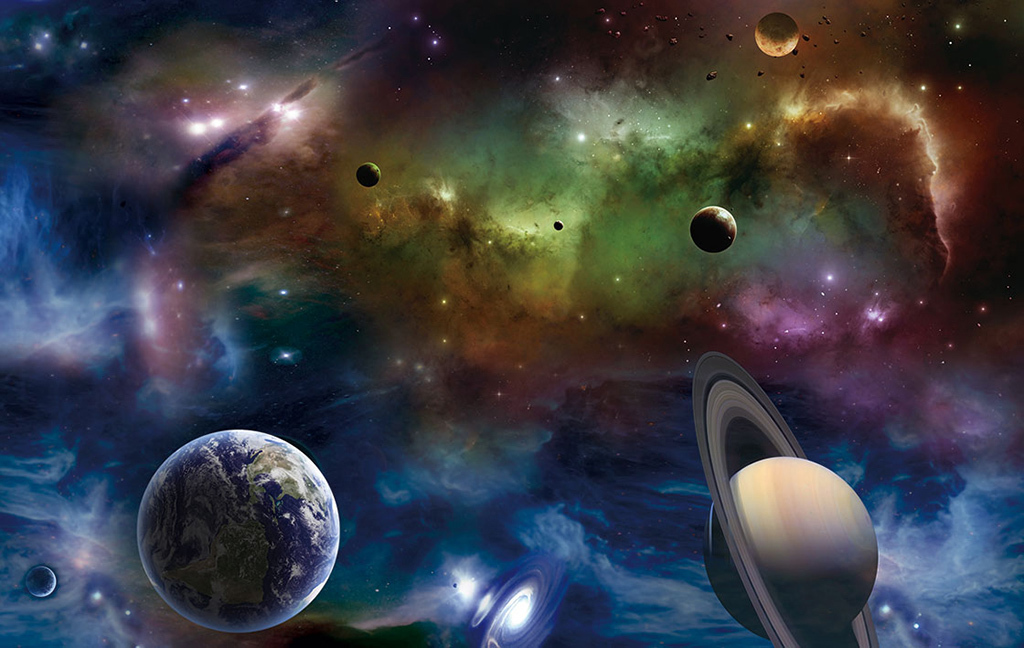 吊顶天顶画星空宇宙月球图片设计素材-高清模板下载(11.