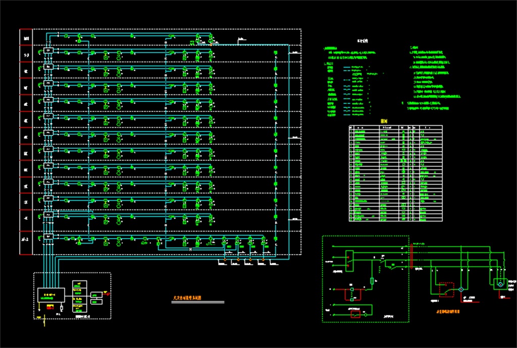 办公楼电气cad设计图