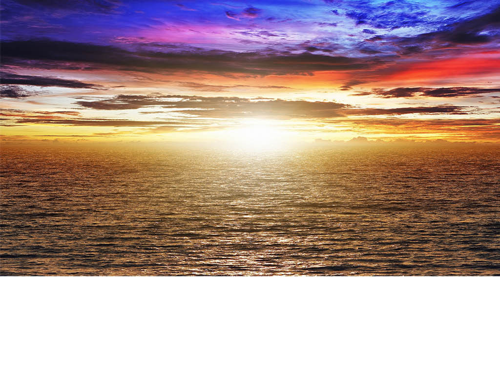 海上日出壮丽风景