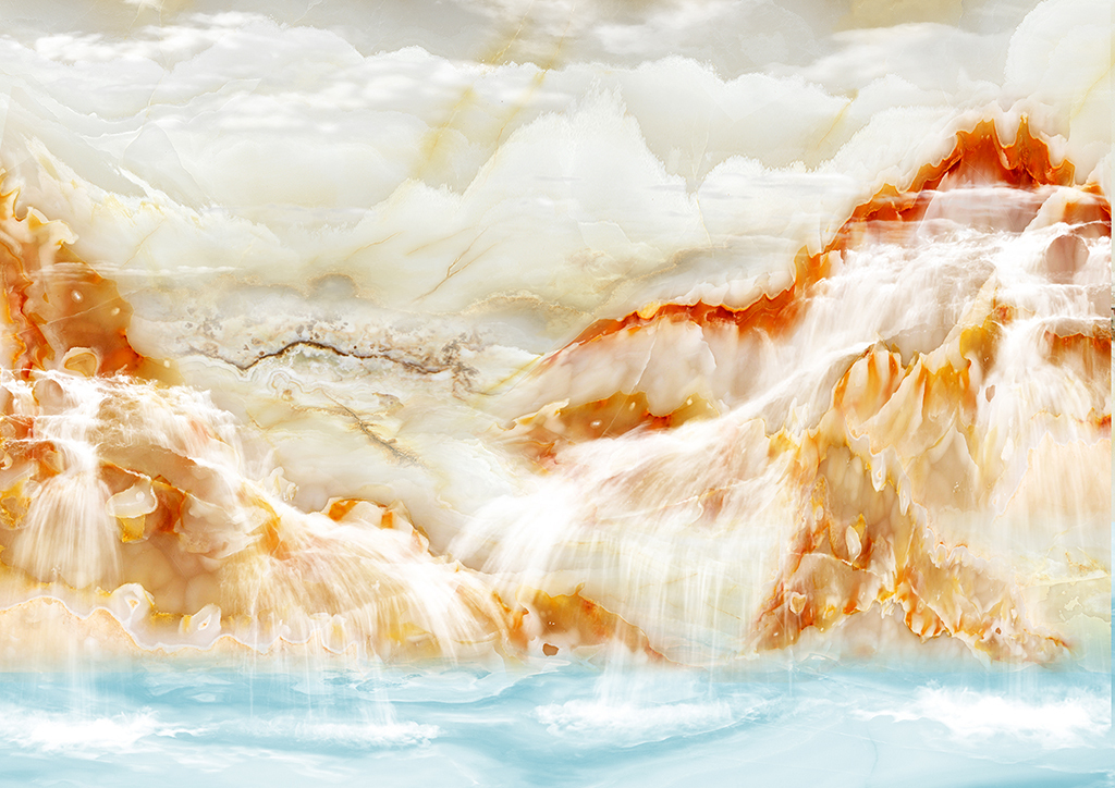 财源广进高清山水大理石石材石纹