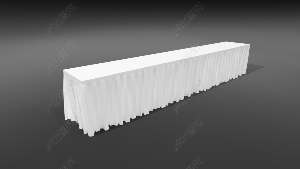 ibm桌长条桌会议桌签到桌-3dmax模型