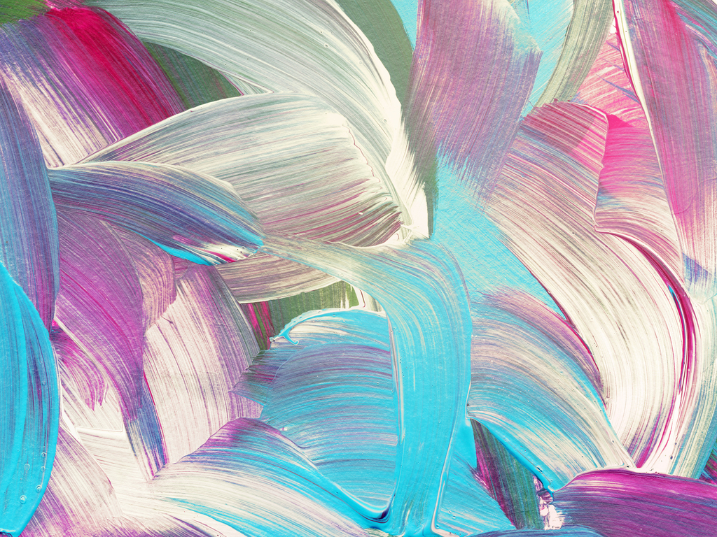 手绘抽象水彩画背景墙