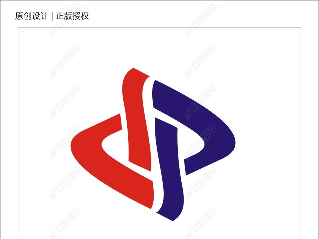 原创字母dp标志logo设计模板下载版权可商用