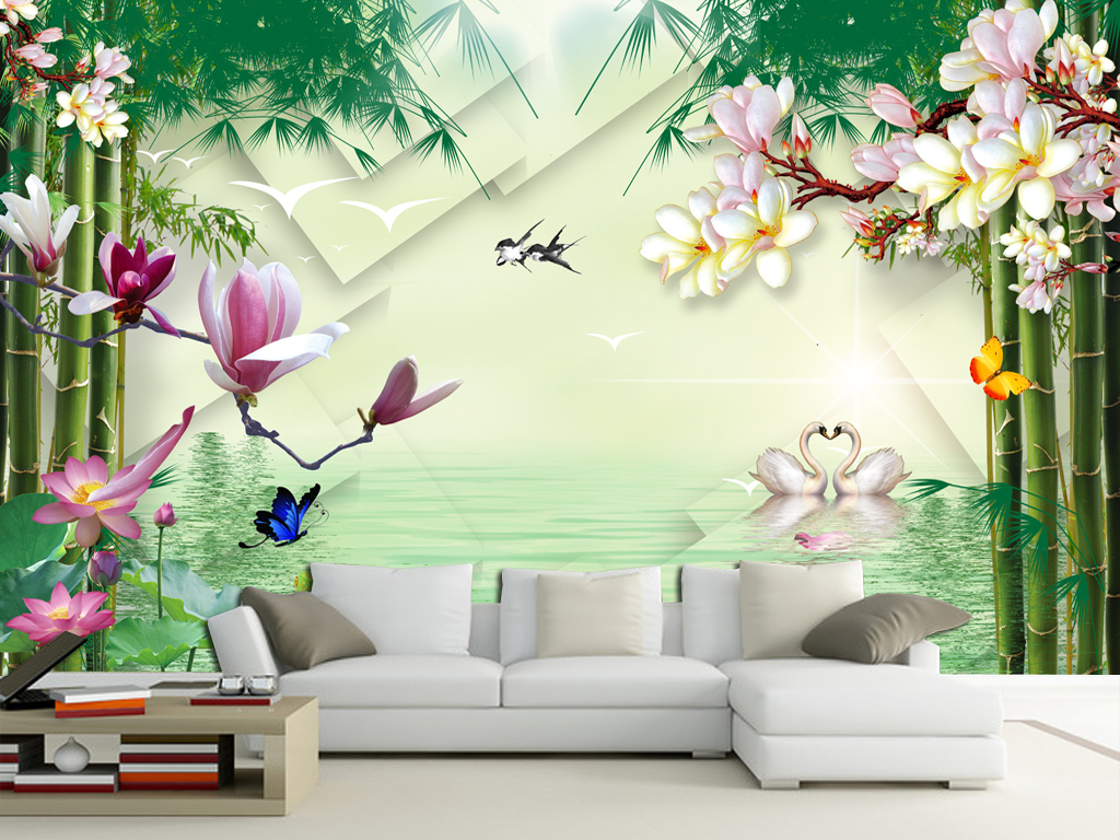 83mb)_中式电视背景墙大全-我图网