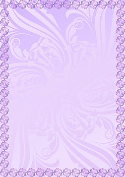 紫花瓶-商品证书纹