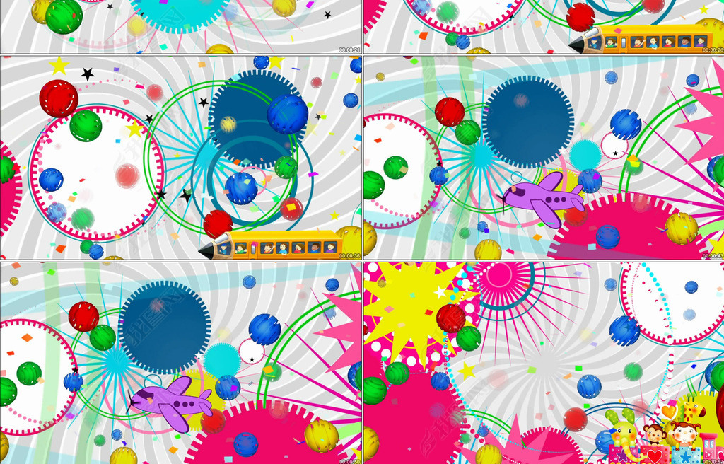 颜色歌儿童歌曲配乐成品