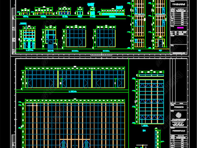 同济济宁地税局办公楼施工图