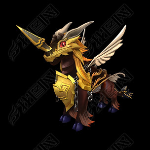 游戏角色人物金角兽