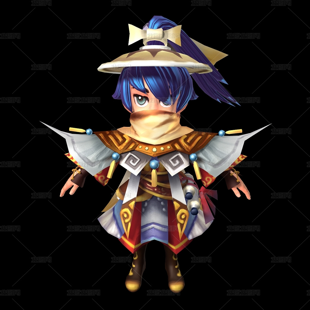 游戏角色人物 说书人图片素材模板下载 俯瞰图规划 我图网