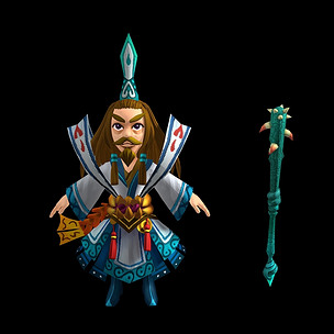 原创游戏角色人物潇湘子版权可商用