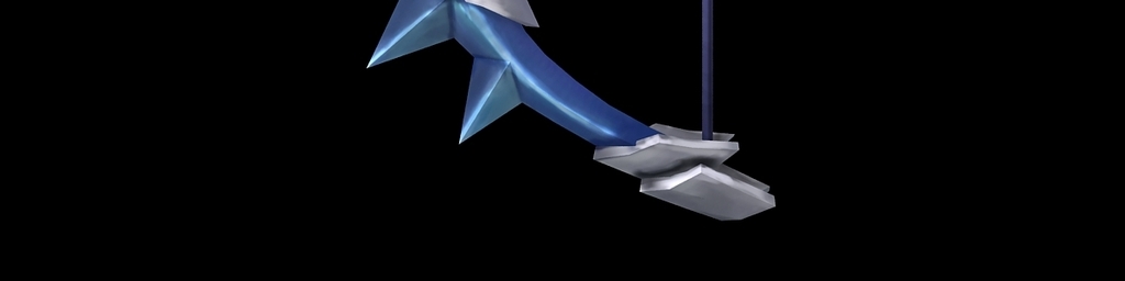 游戏人物武器-铁胎弓