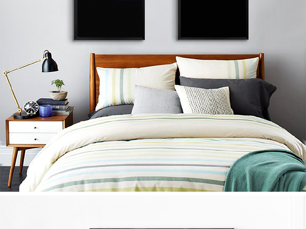 简约大气日出英文装饰画