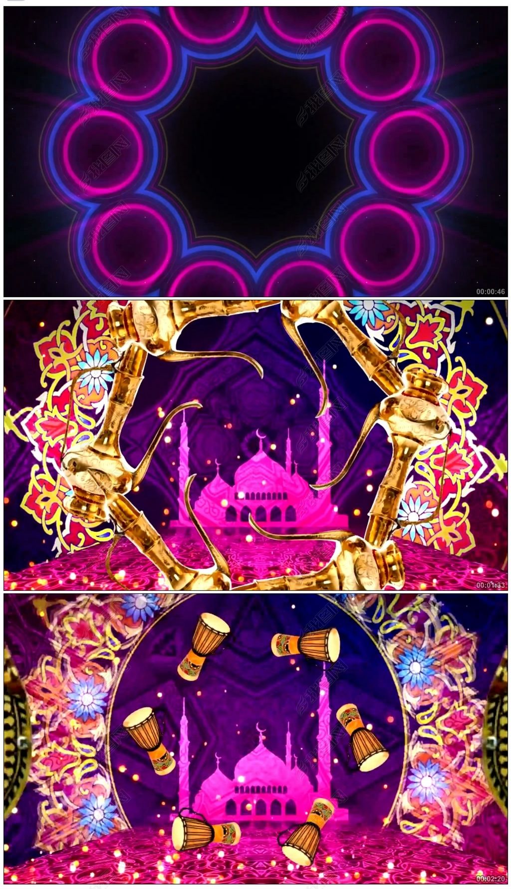 舞起幸福鼓LED背景动感VJ