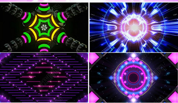 动感舞台背景慢摇舞曲嗨曲音乐MV酒吧夜店vj