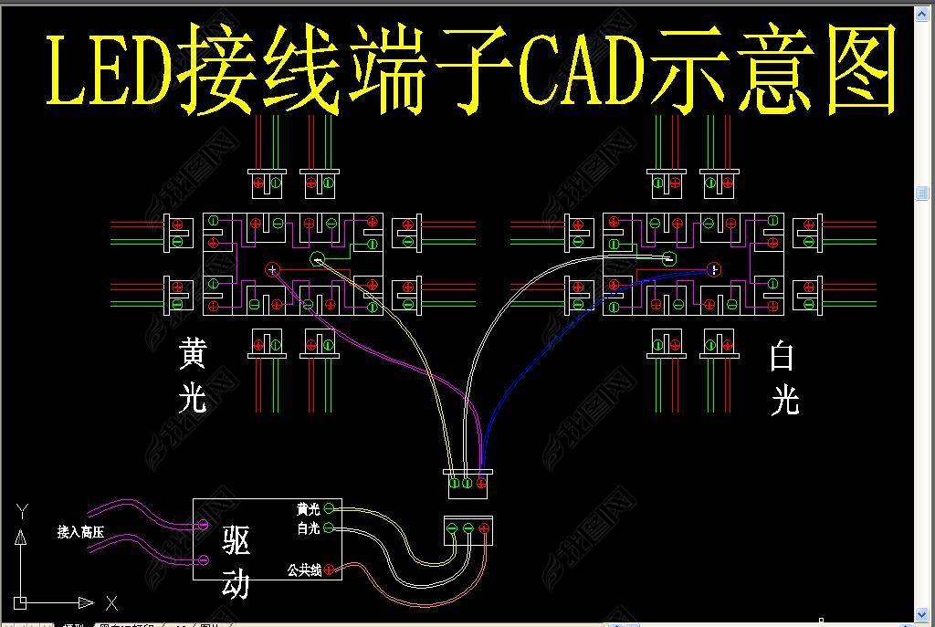 LED߶CADʾͼ