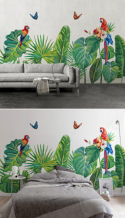 东南亚风格墙绘壁画专题模板-东南亚风格墙绘壁画图片素材下载-我图网