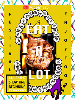 酒楼宣传海报设计|美食宣传海报背景素材